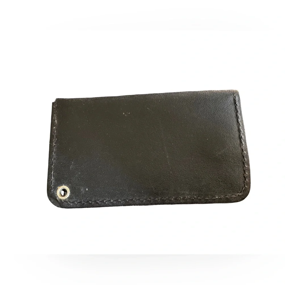 Vintage Style‎ Leather Chain Wallet W/Embossed Deer